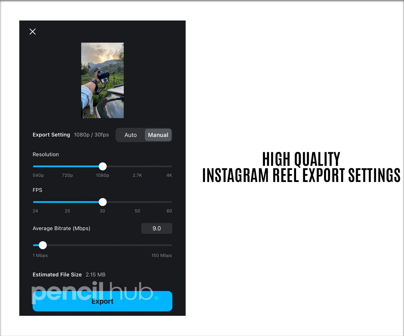 Best Export Settings for Instagram Reels